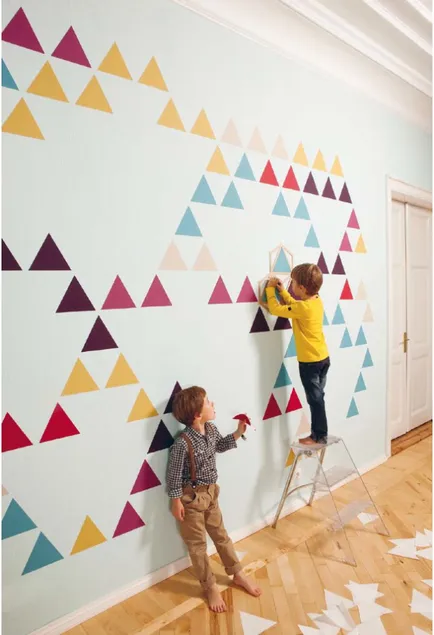 Decorarea pereților în pepinieră 100 de fotografii de interior