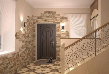 Finisare hol piatră - 80 fotografii de idei noi de la designeri