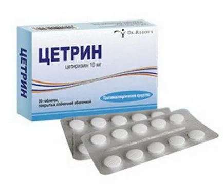 Din care comprimate tsetrin instrucțiuni de utilizare și feedback cu privire la pregătirea