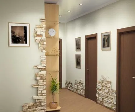 Finisare hol piatră - 80 fotografii de idei noi de la designeri