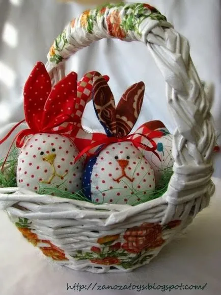 coș de Paște cu mâinile lor, cum să facă un coș de Paste