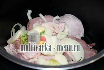 Pilaf cu pui în multivarka polaris