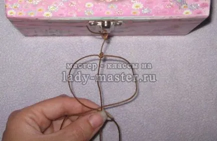 Shamballa tip brățară pentru incepatori, de master - clasa cu fotografii, pas cu pas