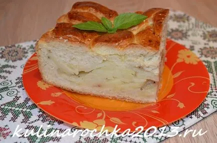 Chec cu cartofi cruzi si ceapa - gatesti delicioase, frumos și confortabil!