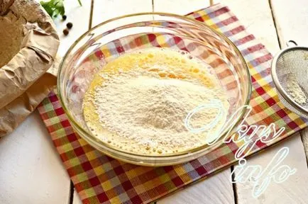 Plăcintă cu carne de pui și cartofi în rețetă cuptor cu fotografie (tocată de pui cartofi) Plăcintă cu carne de pui și cartofi în cuptor reteta cu o fotografie