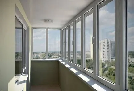 Ferestre din plastic de pe geamul de balcon loggii, instalare, glazura propriile lor mâini, ceea ce este mai bine