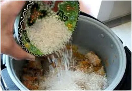 Pilaf în multivarka Polaris
