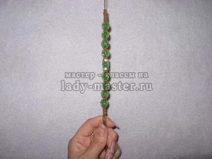 Shamballa tip brățară pentru incepatori, de master - clasa cu fotografii, pas cu pas