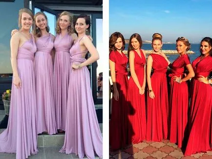 Rochie pentru fotografii domnișoarele de știri (mireasa) Rochie pentru domnisoarele de onoare fotografii de știri