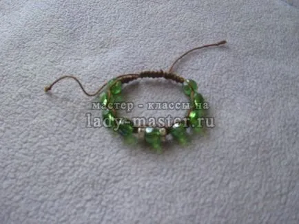 Shamballa tip brățară pentru incepatori, de master - clasa cu fotografii, pas cu pas