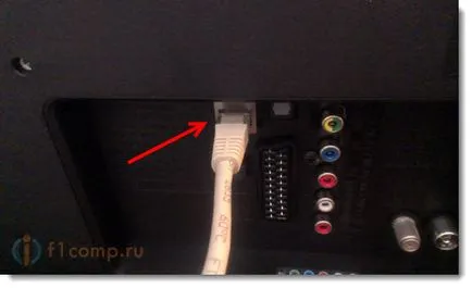 Conectați televizorul la Internet printr-un cablu de rețea (LAN), calculator tips