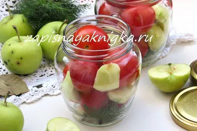 Tomate cu mere pentru iarnă 1