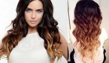 colorare a părului în două culori variante, foto, video