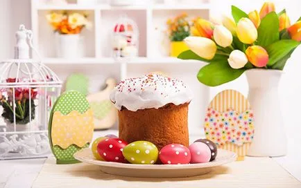 tort dulce pe proteine ​​de zahăr pudră, gelatină - cum de a găti dulce pentru Pasti