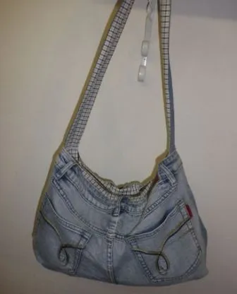 Cum să coase un sac cu mâinile din blugi vechi model (vechi) Cum să coase un sac cu mâinile din blugi vechi model