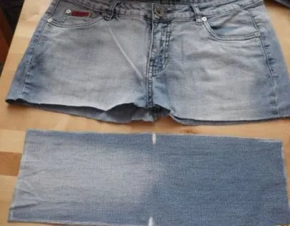 Cum să coase un sac cu mâinile din blugi vechi model (cusatura) Cum să coase un sac cu mâinile din blugi vechi model