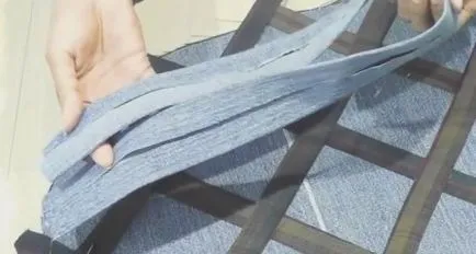 Cum să coase un sac cu mâinile din blugi vechi model (ei) Cum să coase un sac cu mâinile din blugi vechi model