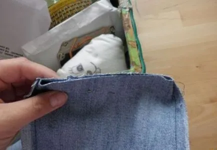 Cum să coase un sac cu mâinile de vechile modele de blugi (punga) Cum să coase un sac cu mâinile din blugi vechi model