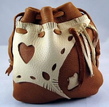 Cum să coase o pungă de piele (geanta din piele cusatura) Cum să coase un sac din piele