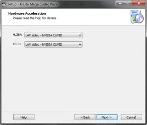 Pas cu codec-uri de instrucțiuni de instalare pas