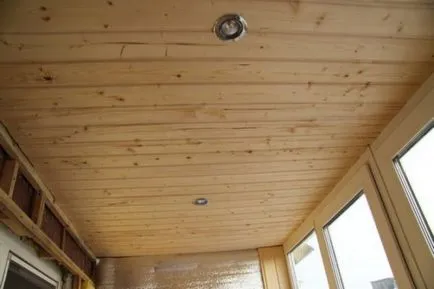 Plafonul balconului 5 moduri de a decupa