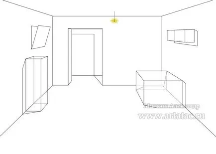 Construirea umbre - lumină artificială - o lecție pe artatac