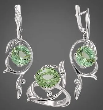 Prasiolite - ametist verde