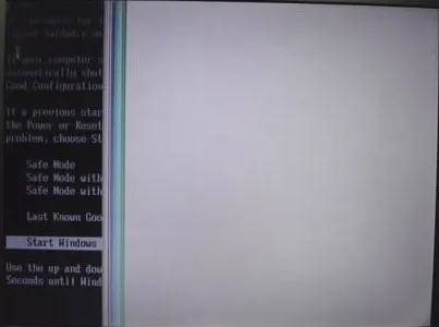 Au existat bare de culoare de pe ecran (roșu, verde, albastru, albastru, alb), cum să eliminați