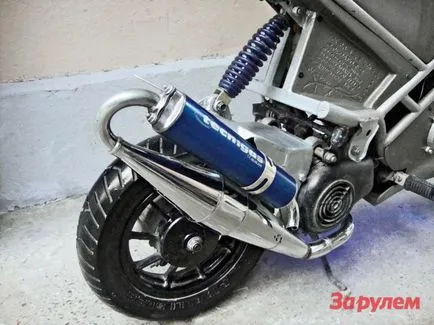 Întoarceți scuterul într-o motocicletă cu mâinile - rezultatul (foto) (rezultatul (fotografii)) Întoarceți scuterul într-o motocicletă cu mâinile sale - rezultatul (fotografii)