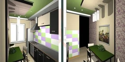 Productiv proiect de design de bucătărie cu mâinile sale, chestii de interior
