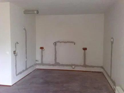 Cablarea în apartamentul panoului cu mâinile - cum se face