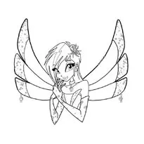 Colorat pentru fete Winx (Winx) De colorat pentru fete Winx