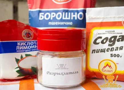 Praf de copt pentru aluat cu mâinile