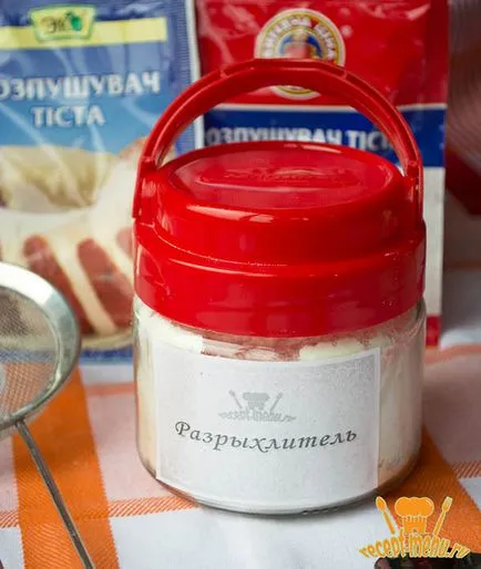 Praf de copt pentru aluat cu mâinile