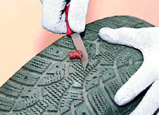 tăieturi laterale de reparare a anvelopelor cu propriile sale mâini