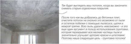 Repararea plafonului în bucătărie cu mâinile (foto, video)