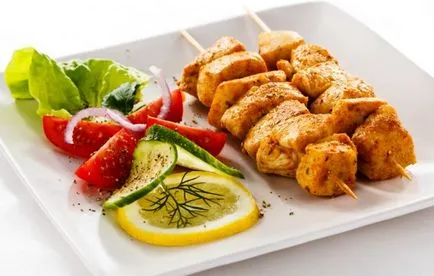 Rețete kebab din pui, secrete și selectați ingrediente (kebab) Rețete Frigarui de pui, file de ingrediente alegere și secrete