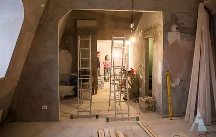 Reparații în studio cu propriile sale mâini