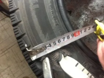 tăieturi laterale de reparare a anvelopelor cu propriile sale mâini