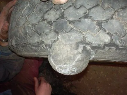 tăieturi laterale de reparare a anvelopelor cu propriile sale mâini