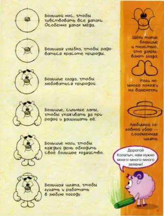 Desenați toate Smeshariki