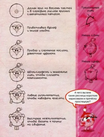 Desenați toate Smeshariki