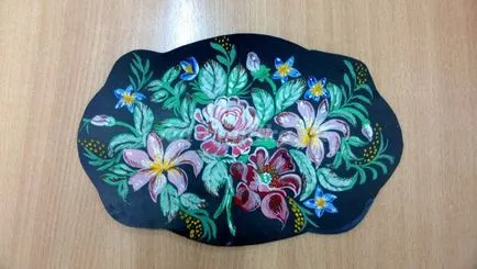 Pictura tava model Zhostovo