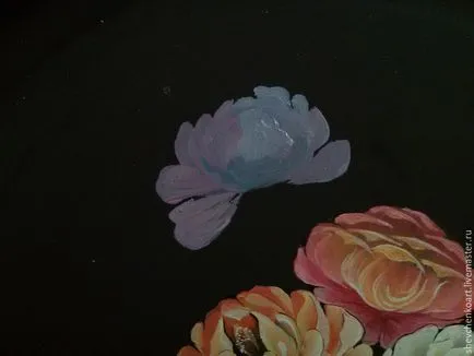 Desenați flori în tehnologia Zhostovo pictura - Fair Masters - manual, lucrate manual