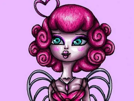 Desenați îngerul iubirii cum să atragă Cupidon