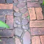 Cărări de grădină din cărămidă 55 fotografii