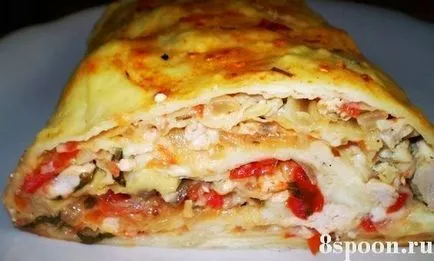 Roll de la Lavaș simple și delicioase rețete cu pas cu pas fotografii