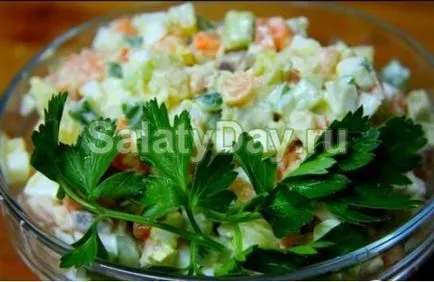 Salata cu somon sărat - reteta de pește delicat cu fotografii și video