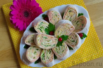 Roll de la Lavaș simple și delicioase rețete cu pas cu pas fotografii