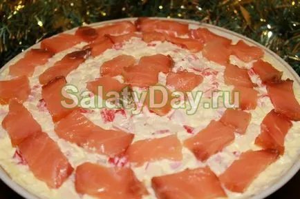 Salata cu somon sărat - reteta de pește delicat cu fotografii și video